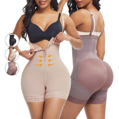 China Free Sample Breathable Shapewear For Women Pants Butt Lifter Underwear Booty Lift Pulling Shapers High Waist Belly Thong Body Shaper for sale