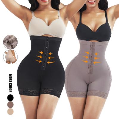 China High Stock Big Size Underwear Shaper Panties Body Shaper Thigh Waist Trainer Butt Lifter Now Women Antibacterial Adjustable Hooks for sale