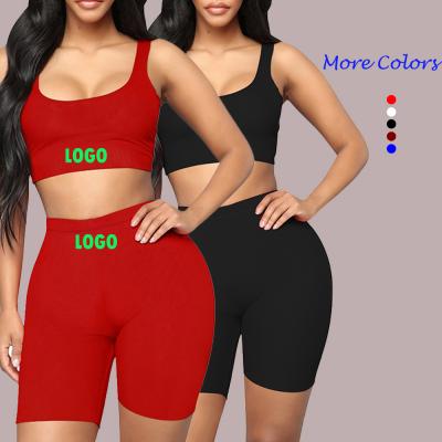 China 2020 Fashion New QUICK DRY Private Label Two Piece Seamless Sports Suit Activewear Set Women Yoga Wear Suit Yoga Sets for sale