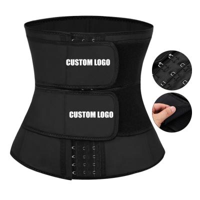 China Antibacterial Plus Size Latex Waist Trainer Belt Private Label 7 Steel Bones for sale