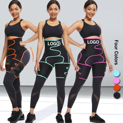 China Antibacterial Custom Size Legs Shaper Plus Logo Waist Trainer Waist Trainer Legs Shapewear for sale