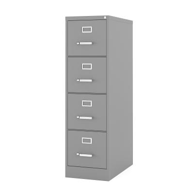 China Modern Ready to Ship 4 Drawer Metal Lockable Steel Vertical Filing Cabinet for sale