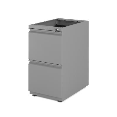 China Firmness High Quality Office Furniture Fixed 2 Drawer Steel Fixed Pedestal for sale