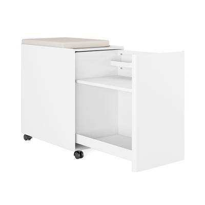 China Modern Attractive Modern Attractive Furniture Round Side Mobile Office Pedestal File Cabinet for sale