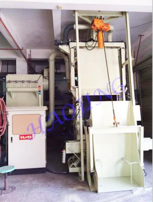 China Rubber Belt Shot Blaster Machine , Blast Cleaning Machine For Die Casting Industry for sale