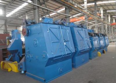 China Fully Automated Crawler Belt Shot Blasting Equipment For Cleaning Parts for sale