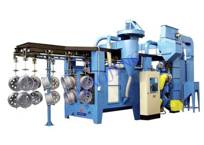 China Overhead Spinner Hanger Shot Blasting Machines For Casting Descaling for sale