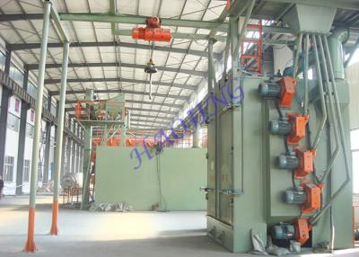 China Single Hanger Industrial Shot Blasting Equipment For Casting Sand Removal / Shot Peening Machine for sale