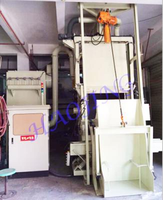 China Wheel Blaster Tumble Auto Blasting Machine , Blast Track Shot Blaster Surface Derusting for sale