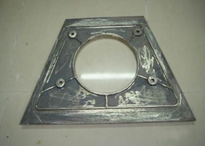 China Durable Sliver Shot Blasting Machine Spare Parts Chamber Backplate for sale