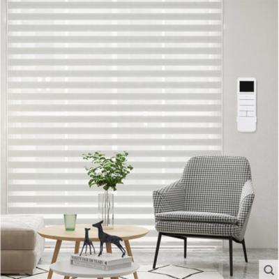 China Factory Design Anti-UV/Lightweight Anti-UV Filtering Zebra Blinds Electric Automatic Window Motorized for sale