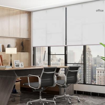 China Modern Hot Selling Roller Cloth Office Electric Blind and Curtain Remote Blind in Good Quality for sale