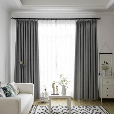 China Full Light Shading Home Bedroom Blackout Blackout Textile Luxury Curtain for sale