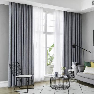 China Blackout China Supplier Blackout Polyester Curtains Window Curtain Blackout Home Living Room for sale