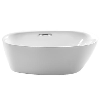 China Freestanding Nordic Style Single Apartment Adult Bathtub for sale