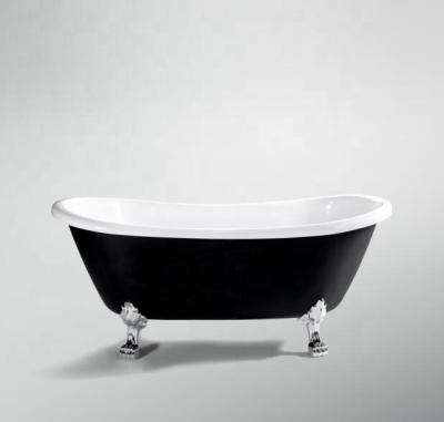 China Clean Bathtubs On Legs With Quality Guarantee Beautiful Design Double Free Slipper Bathtub With Legs for sale