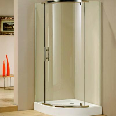 China Modern durable high quality single round glass shwer door for sale