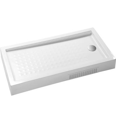 China Hot Sale China Factory Modern Bathroom Low Acrylic Diamond Shower Tray For Hotel Room Bath Wet Shower Base Portable for sale