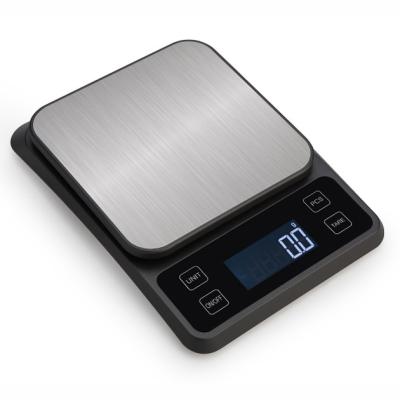 China Weight Measuring Electronic Kitchen Scale 3kg 5kg 0.1g 5kg 10kg 1g for sale