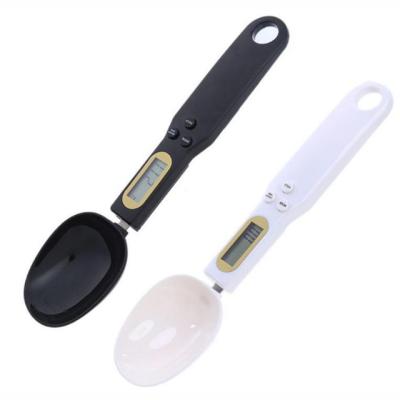 China Weigh Black Color Measure LCD Display 500g Digital Electronic Spoon Scale Kitchen Food Scale for sale