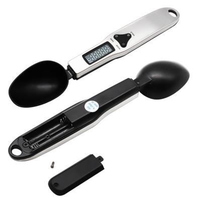 China Weight Measuring Stainless Steel Spoon Digital Scale Electronic Food Scoop Measuring Scale for sale