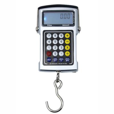 China Weight Measuring 7 IN 1 Hook Portable Electronic Grading Scale With Calculator Temperature Strip Functions for sale