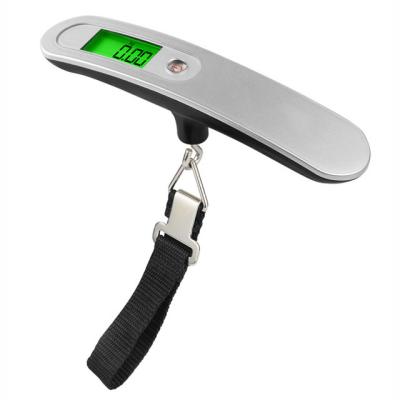 China Weight Measuring 50kg LCD Display Electronic Digital Luggage Scale Handheld Weight Scale for sale