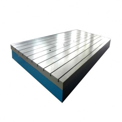 China HT300 set cast iron table surface plate working table with t-slots for sale