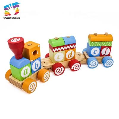 China For Kids Play Ready To Board Train Educational Wooden Toys For Toddlers W04A393 for sale