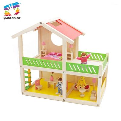 China Wooden Miniature Dollhouse OEM/ODM Small Dollhouse For Baby W06A259 for sale