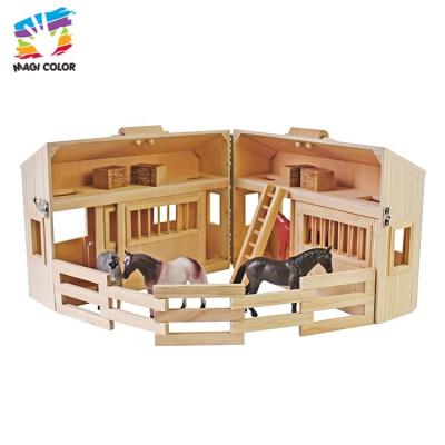 China Other Baby Toys Ready To Board Mini Farm Animals Wooden Toys For Baby Playing W06A166 for sale