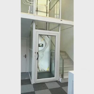 China PLC Control Platform Hydraulic Home Elevator With Hydraulic Cylinder for sale