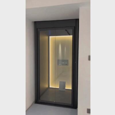 China Space Adaptability Screw Driven Elevator With 3 Feet X 3 Feet Cabin Automatic Sliding Door for sale