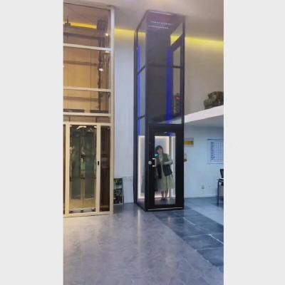 China Office Platform Traction Type Elevators 500-1000 Kg Capacity Gear And Motor Drive System for sale