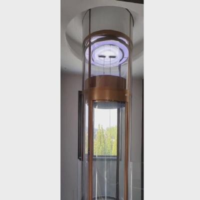 China YIMEISITE Circle Elevator Clear Glass For Residential High Rises for sale