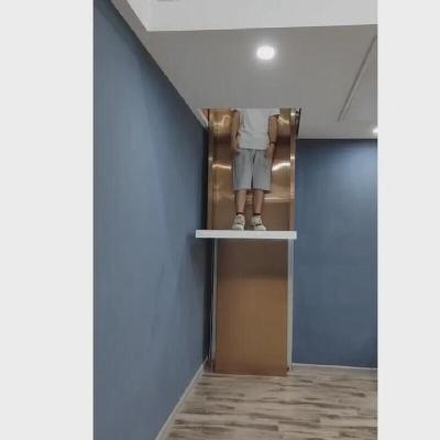 China More Economic Naked Cabin Hydraulic Home Elevator 0.25 M/S Speed for sale