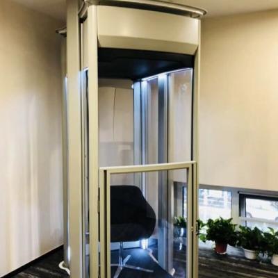 China Customized Capsule Elevators Round Abnormity Cabin For 2 Floor Capsule Lift For Home Size for sale