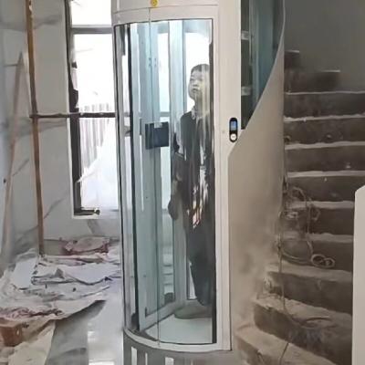 China Effortless Accessibility Gearless Home Elevators With Intelligent 50Hz Microcomputer Control for sale