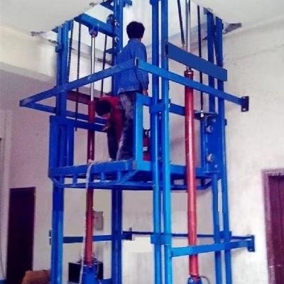 China Safe Hydraulic Industrial Cargo Lift With Emergency Stop Button Freight Platform Lift for sale