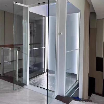 China 0 M Pit Depth Single phase Home Elevator with Microprocessor and Emergency Stop for sale