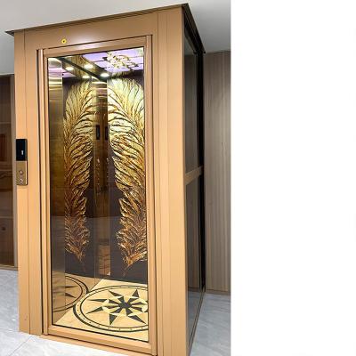 China 2.2 Kw Motor Hydraulic Elevators With Stainless Steel And Aluminum Alloy Cabin for sale