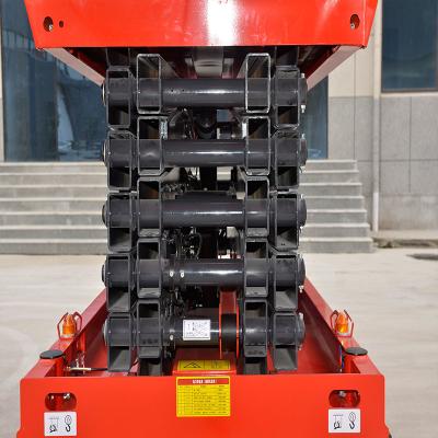 China Full Self Propelled Aerial Working Platform Of 12 Meters Configuration Sheet for sale