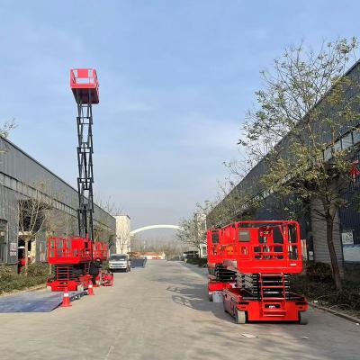 China Full Self Propelled Easy Lift Aerial Platforms Of 8 Meters Configuration Sheet for sale