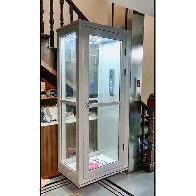 China Home Hydraulische lift voor kleine woningen Liften villa's Naked Cabin Te koop