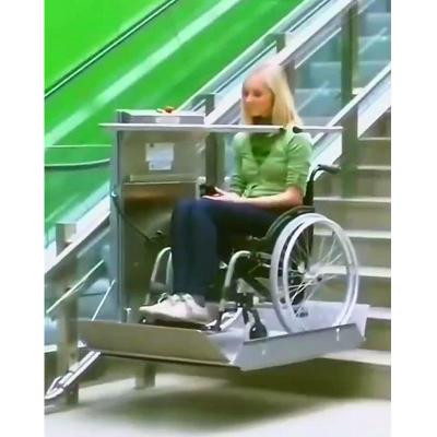 China Outdoor Hydraulic Wheelchair Lift For Disabled People for sale