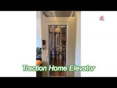 aluminium alloy frames traction type elevators 0.4-1.0m/s for residential