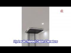 5 floor naked cabin hydraulic home elevators automatic operating system