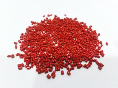 China Plastic Red Color Masterbatch Customizing With PE ABS PS PP Carrier for sale