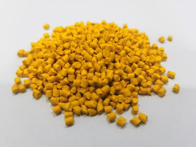 China Yellow Plastic Additive Masterbatch For Raffia Non Woven Injections for sale