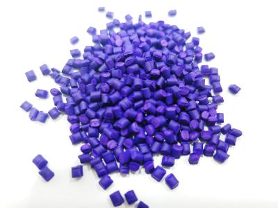 China LDPE plastic masterbatch Purple High Density Polyethylene Pellets for sale